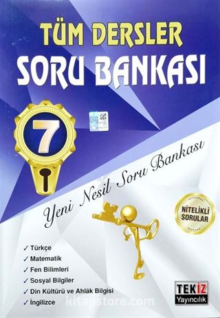 7. Sınıf Tüm Dersler Soru Bankası