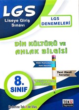 8. Sınıf LGS Din Kültürü ve Ahlak Bilgisi Denemeleri