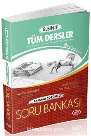 8. Sınıf Tüm Dersler Tamamı Çözümlü Soru Bankası