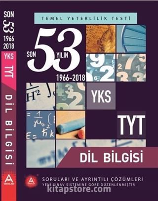 YKS TYT Son 53 Yıl Dil Bilgisi Çıkmış Sorular Kitabı