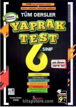 6. Sınıf Tüm Dersler Yaprak Test