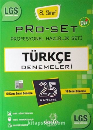 LGS 8. Sınıf Pro-Set Türkçe Denemeleri 25 Deneme