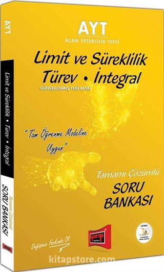 AYT Limit ve Süreklilik-Türev-İntegral Tamamı Çözümlü Soru Bankası