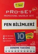 7. Sınıf Pro-Set Fen Bilimleri Denemeleri 10 Deneme