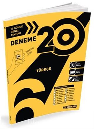 6. Sınıf Türkçe 20 Deneme