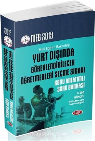 2019 MEB Yurt Dışında Görevlendirilecek Öğretmenleri Seçme Sınavı Konu Anlatımlı Soru Bankası