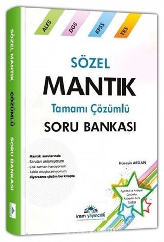 Sözel Mantık Tamamı Çözümlü Soru Bankası