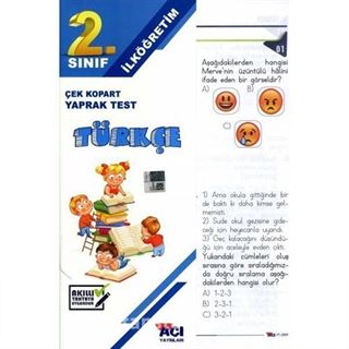 2. Sınıf Türkçe Çek Kopart Yaprak Test