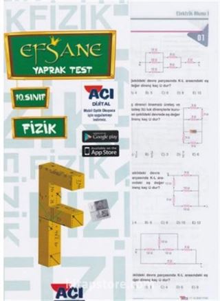 10. Sınıf Fizik Çek Kopar Yaprak Test