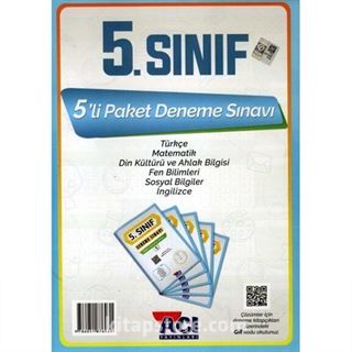 5. Sınıf 5 li Paket Deneme Sınavı