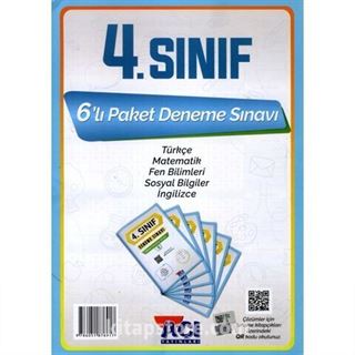 4. Sınıf 6 lı Paket Deneme Sınavı