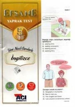 5. Sınıf İngilizce Çek Kopart Yaprak Test