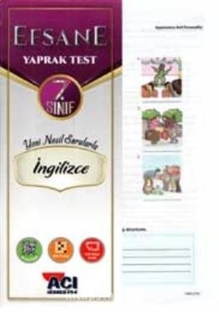 7. Sınıf İngilizce Çek Kopart Yaprak Test