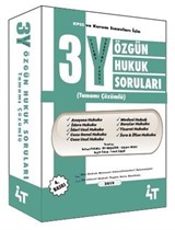 3Y Özgün Hukuk Soruları Tamamı Çözümlü