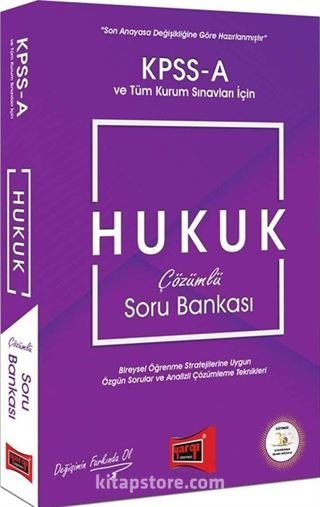 KPSS A Grubu Hukuk Çözümlü Soru Bankası