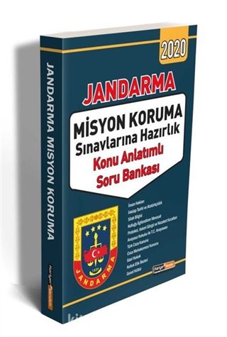 2020 Jandarma Misyon Koruma Sınavlarına Hazırlık Konu Anlatımlı Soru Bankası