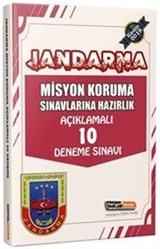 Jandarma Misyon Koruma Sınavlarına Hazırlık Açıklamalı 10 Deneme Sınavı