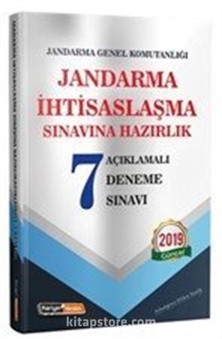 Jandarma İhtisaslaşma Sınavlarına Hazırlık Açıklamalı 7 Deneme Sınavı