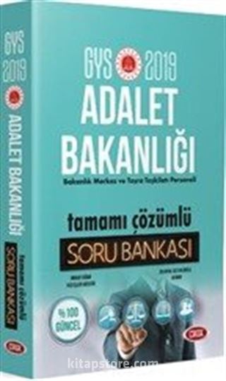 2019 Adalet Bakanlığı GYS Tamamı Çözümlü Soru Bankası