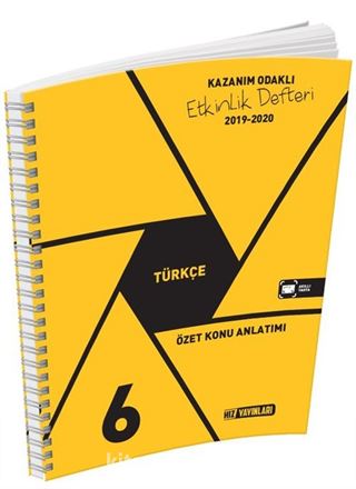 6. Sınıf Türkçe Özet Konu Anlatımı Etkinlik Defteri