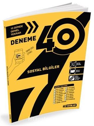 7. Sınıf Sosyal Bilgiler 40 Deneme