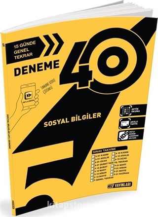 5. Sınıf Sosyal Bilgiler 40'lı Deneme