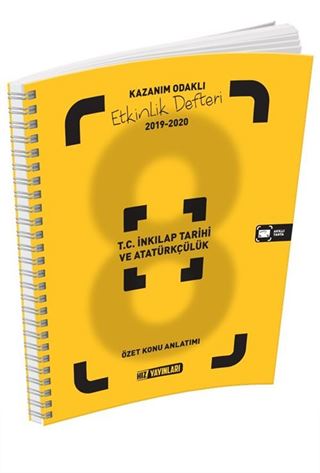 8. Sınıf T.C. İnkılap Tarihi ve Atatürkçülük Özet Konu Anlatımı Etkinlik Kitabı