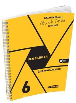 6. Sınıf Fen Bilimleri Özet Konu Anlatımı Etkinlik Defteri