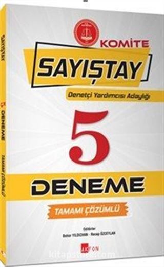 Komite Sayıştay 5 Deneme Tamamı Çözümlü