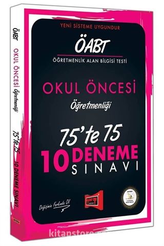 ÖABT Okul Öncesi Öğretmenliği 75'te 75 10 Deneme Sınavı