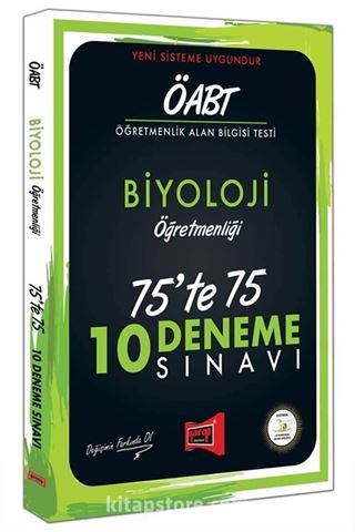 ÖABT Biyoloji Öğretmenliği 75'te 75 10 Deneme Sınavı