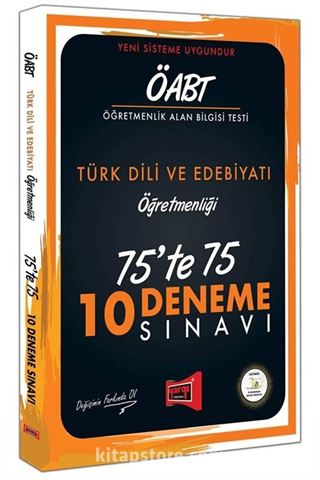 ÖABT Türk Dili ve Edebiyatı Öğretmenliği 75'te 75 10 Deneme Sınavı