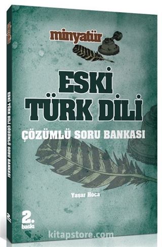 2019 ÖABT Minyatür Eski Türk Dili Çözümlü Soru Bankası