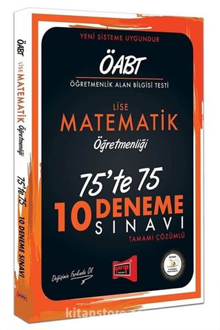 ÖABT Lise Matematik Öğretmenliği 75'te 75 10 Deneme Sınavı