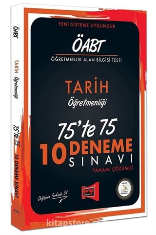 ÖABT Tarih Öğretmenliği 75'te 75 10 Deneme Sınavı