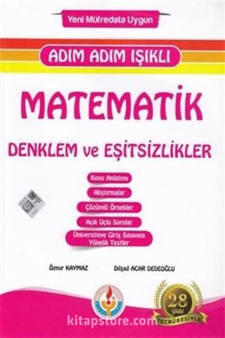 Adım Adım Işıklı Matematik Denklem ve Eşitsizlikler