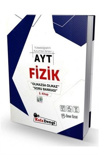 AYT Fizik Olmazsa Olmaz Soru Bankası 2. Kitap Video Çözümlü