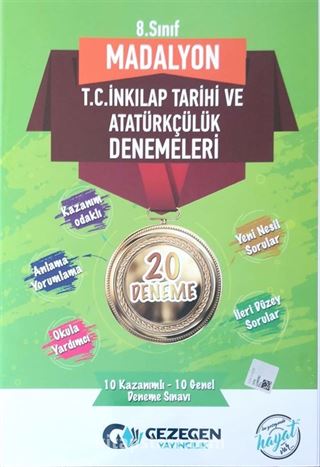 8.Sınıf Madalyon T.C.İnkılap Tarihi Ve Atatürkçülük Denemeleri