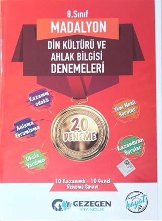 8.Sınıf Madalyon Din Kültürü Ve Ahlak Bilgisi Denemeleri