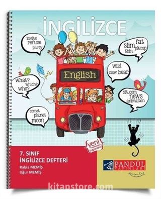 7. Sınıf İngilizce Defteri