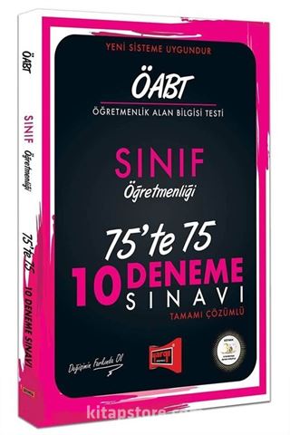 ÖABT Sınıf Öğretmenliği 75'te 75 10 Deneme Sınavı