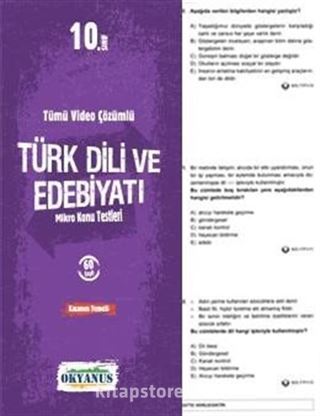 10. Sınıf Türk Dili ve Edebiyatı Yaprak Test