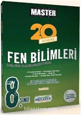 8. Sınıf Master 20 Fen Bilimleri Denemesi