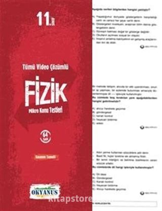 11.Sınıf Fizik Çek Kopar Testi