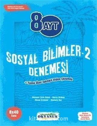 8 AYT Sosyal Bilimler 2 Denemeleri