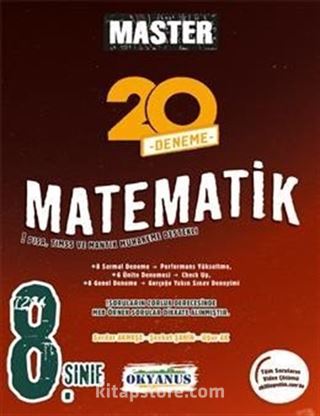 8. Sınıf Master 20 Matematik Denemesi