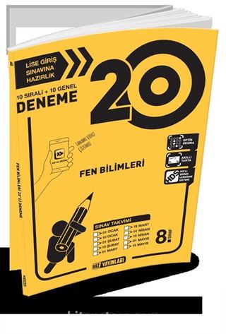 8. Sınıf 20'li Fen Bilimleri Deneme