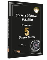 Çarşı ve Mahalle Bekçiliği Sınavlarına Hazırlık Açıklamalı 5 Deneme Sınavı