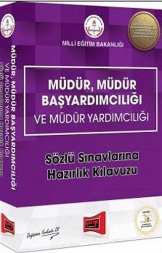 MEB Müdür Müdür Başyardımcılığı ve Müdür Yardımcılığı Sözlü Sınavlarına Hazırlık Kılavuzu