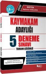 Kaymakam Adaylığı Tamamı Çözümlü 5 Deneme